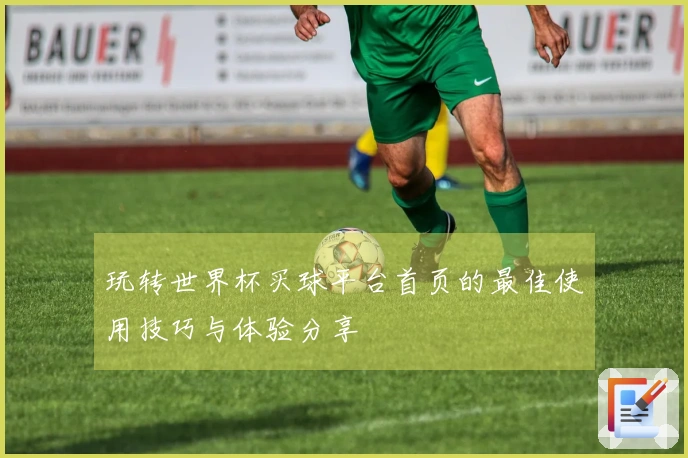 玩转世界杯买球平台首页的最佳使用技巧与体验分享