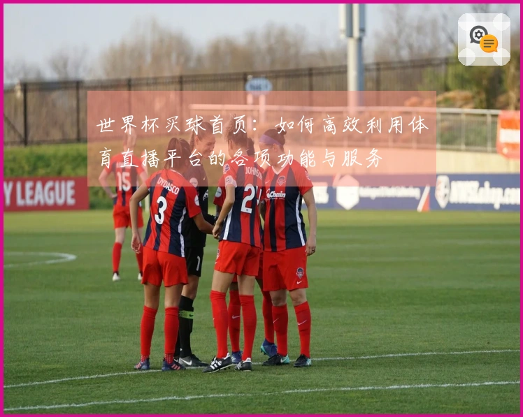 世界杯买球首页：如何高效利用体育直播平台的各项功能与服务